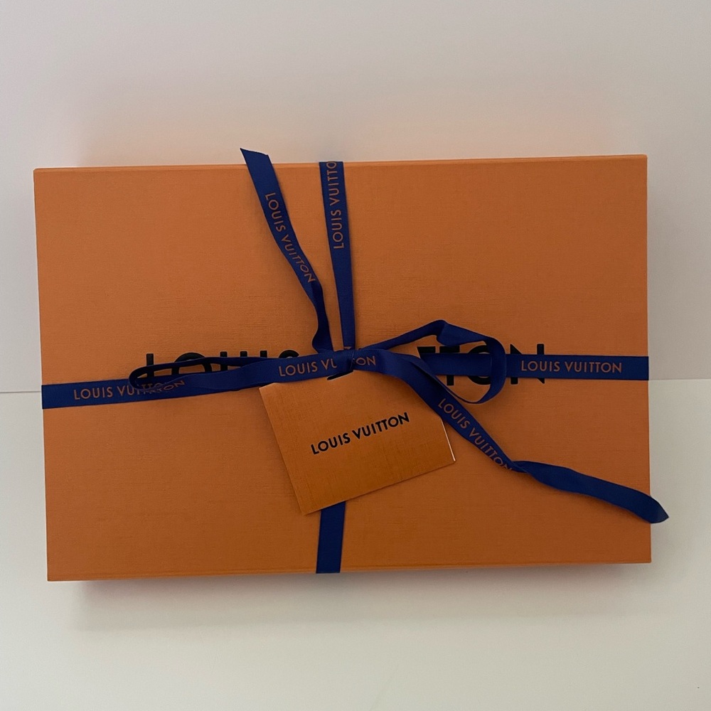 Empty Louis Vuitton Magnetic Orange Box